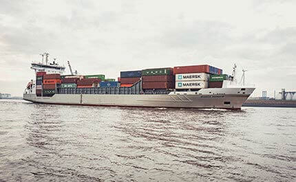 Hamburg Container Schiff
